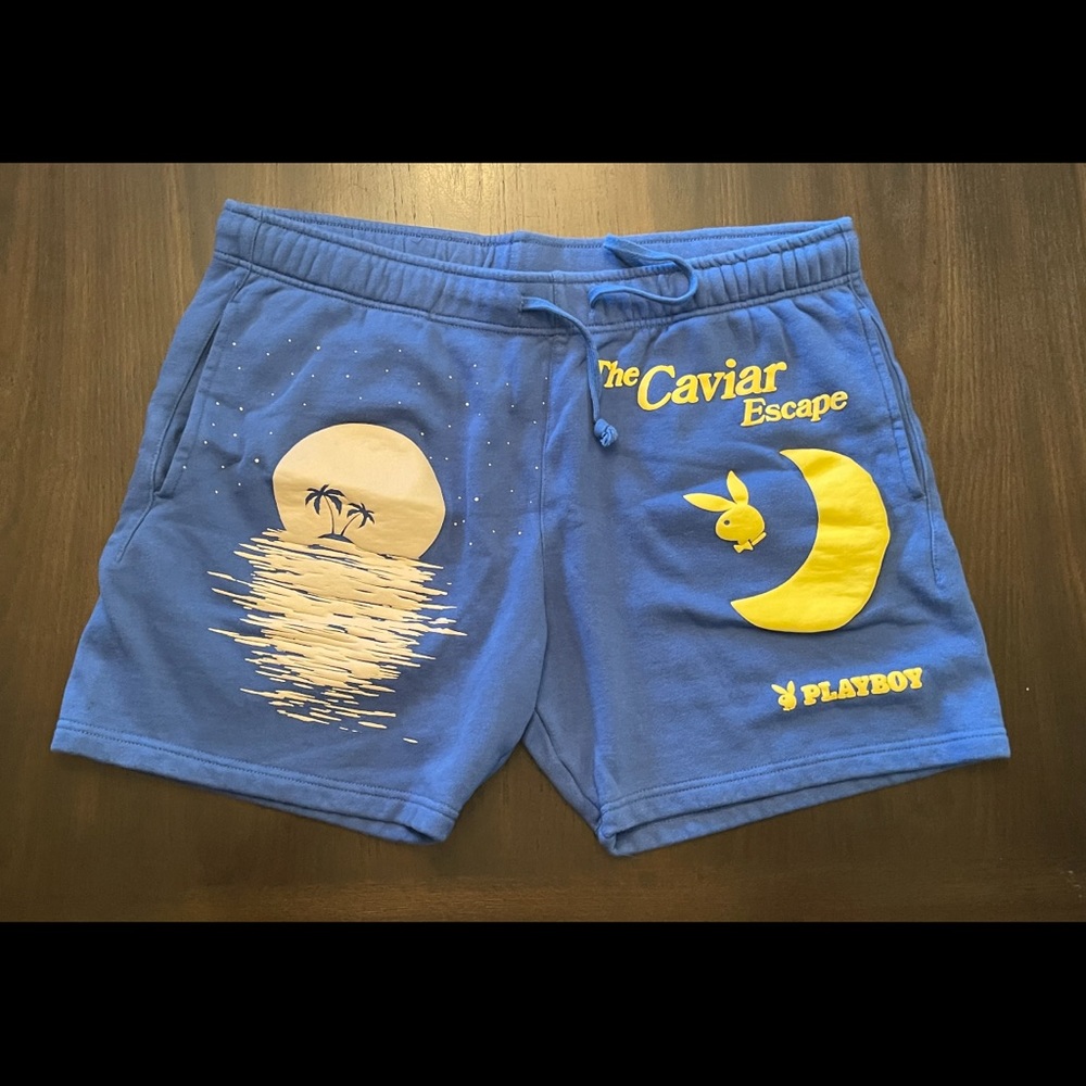 PacSun Shorts Mens Extra Large Sweat Playboy Bunny Casual Drawstring